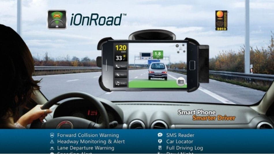 iOnRoad приложение для безопасности вождения